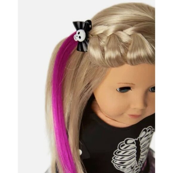 American Girl TRULY ME YOU GLOW GIRL SKELETON COSTUME Glows in the Dark NEW NIB - Picture 7 of 8